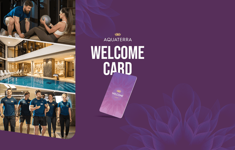 New Aquaterra Club Card — WELCOME CARD